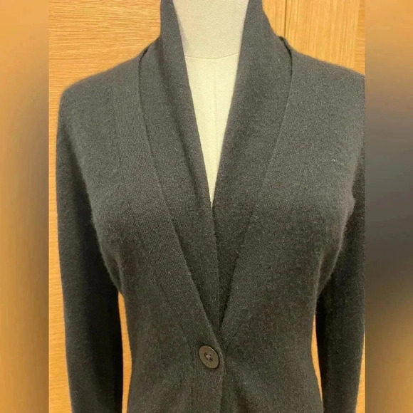 REPEAT | Cashmere/Wool Cardigan | Size 38 Small | Black - Picture 3 of 7